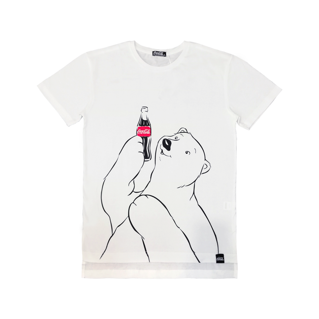 coca cola polar bear t shirt