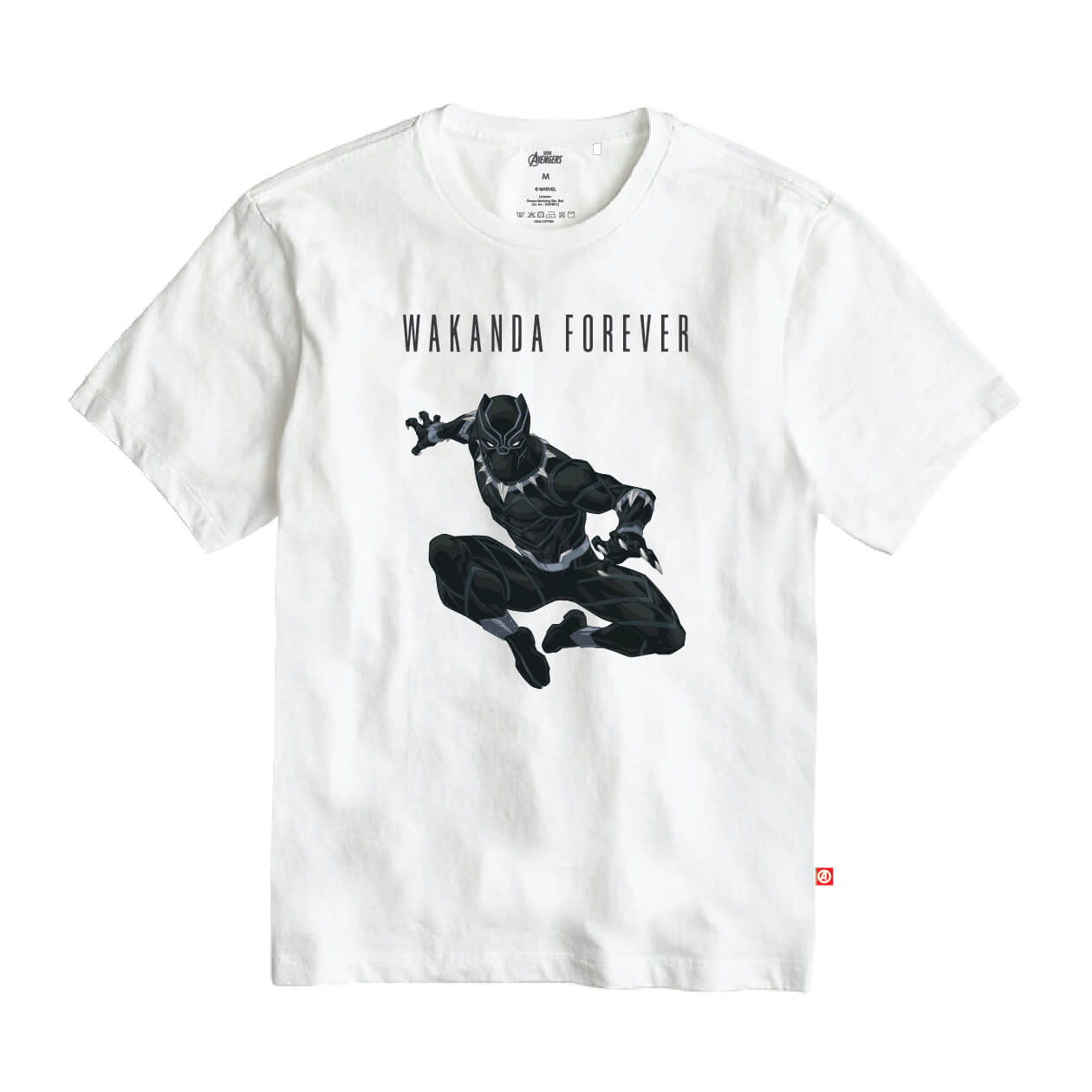 COMMON SENSE Black I Panther Marvel T-Shirt Kid Graphic