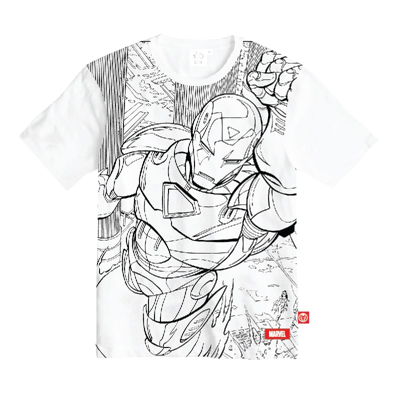 Marvel Ironman Man Graphic SENSE T-Shirt I (Oversized) COMMON